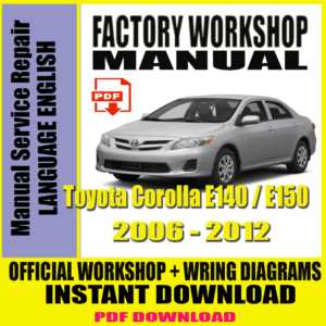 2006 toyota corolla repair manual