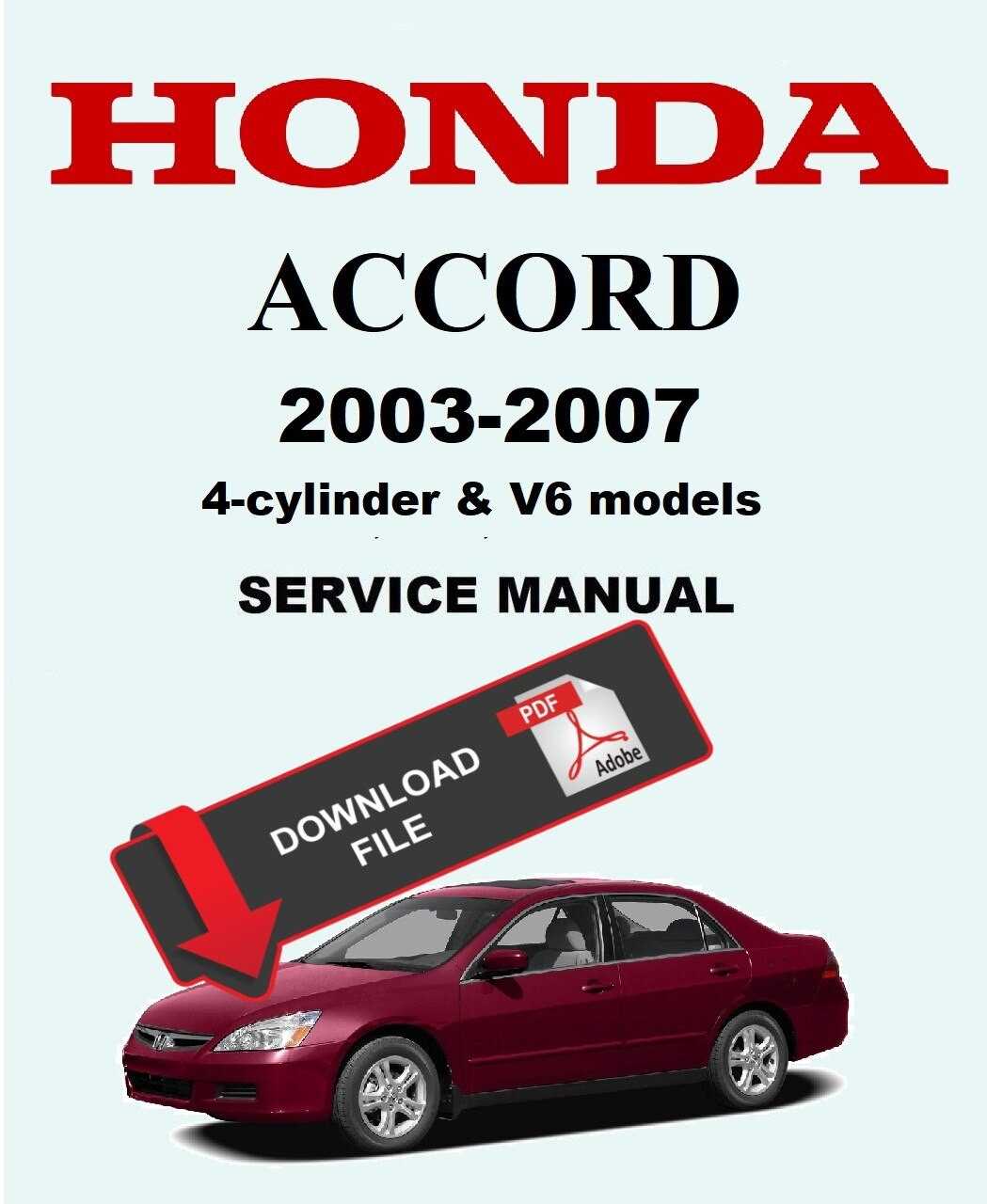 2006 honda accord repair manual