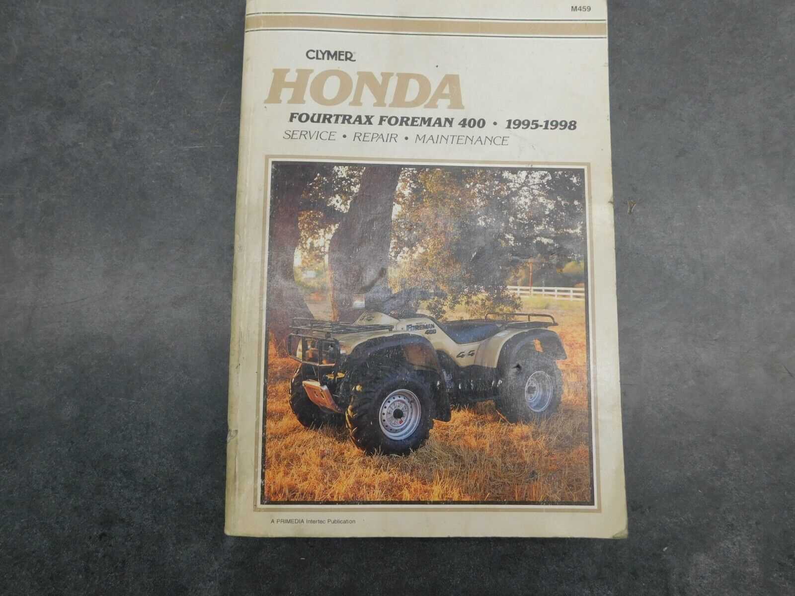 2006 honda rancher 400 repair manual