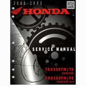 2006 honda rancher 400 repair manual