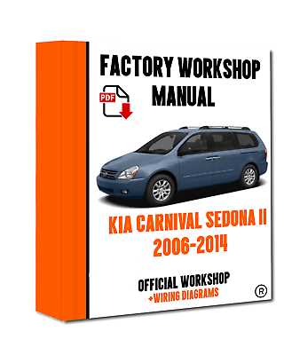 2006 kia sedona repair manual