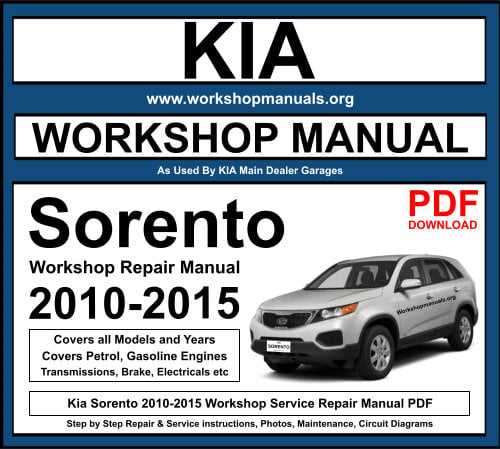 2006 kia sorento repair manual