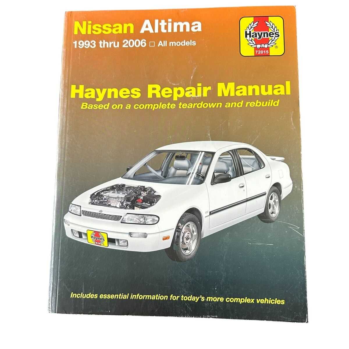 2006 nissan altima repair manual