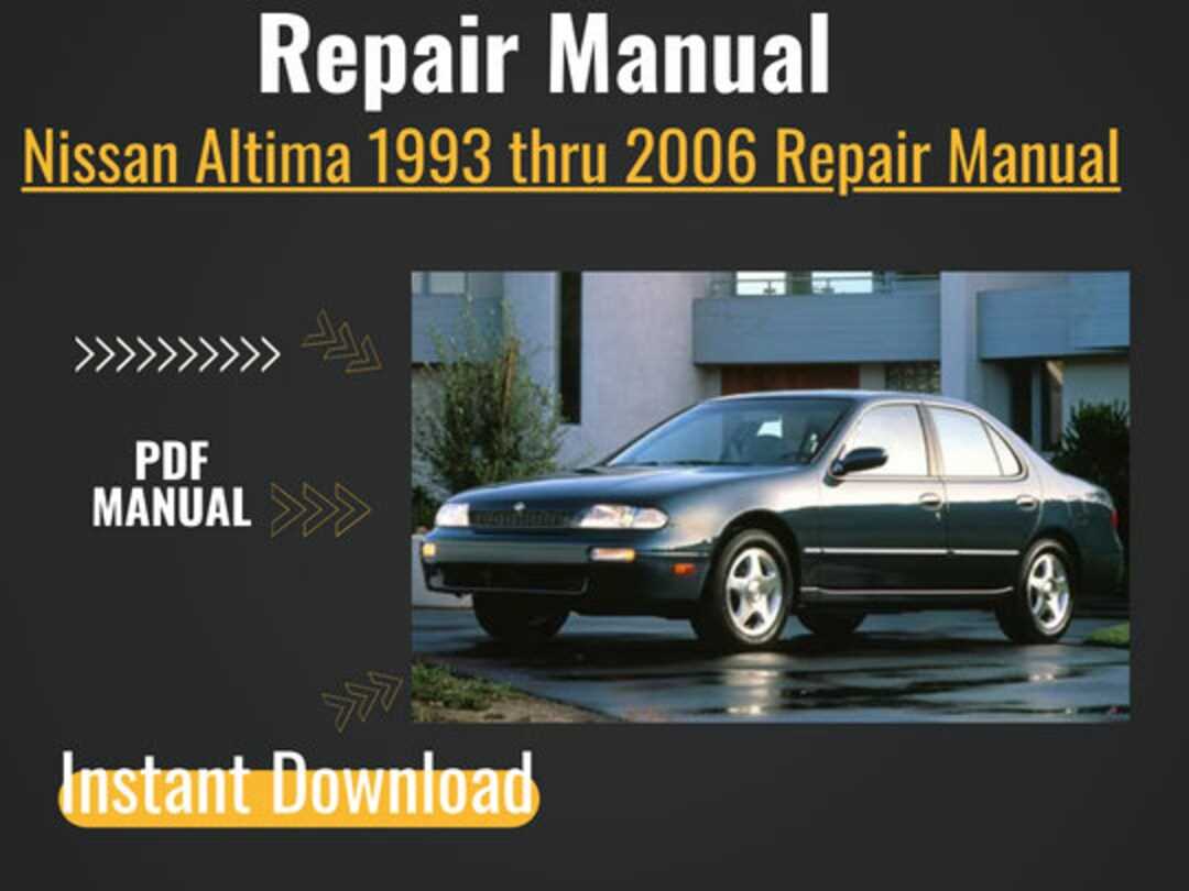 2006 nissan altima repair manual