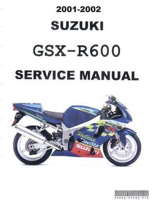 2006 suzuki gsxr 600 repair manual