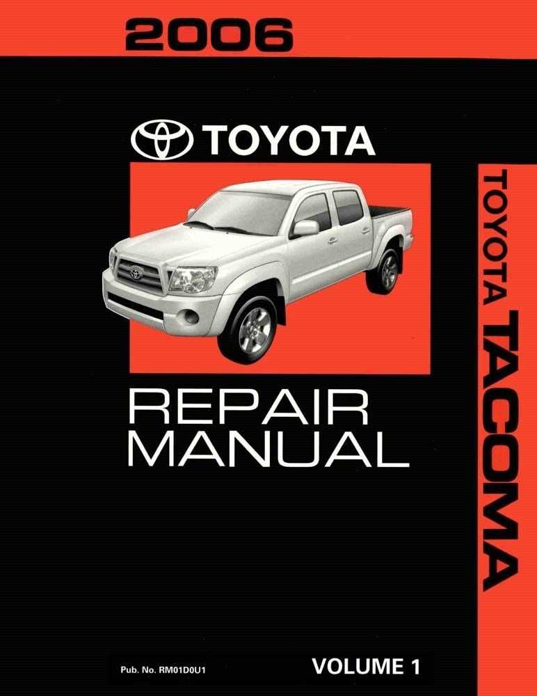 2006 toyota tacoma repair manual