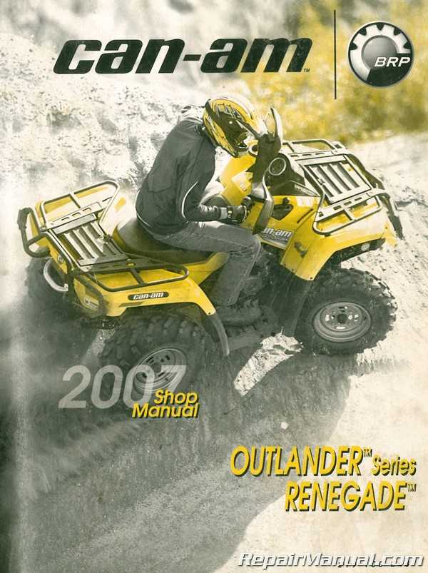 2007 can am outlander repair manual