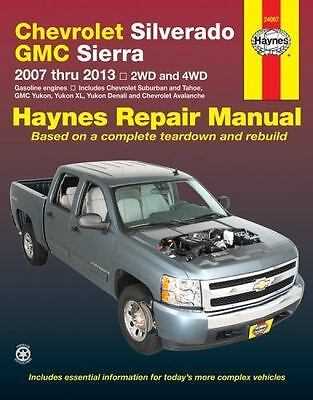 2007 chevy avalanche repair manual