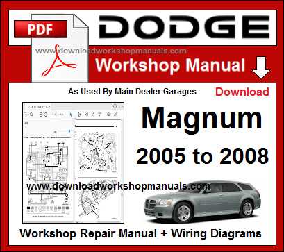 2007 dodge magnum repair manual