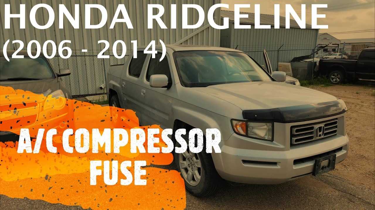 2007 honda ridgeline repair manual