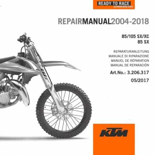 2007 ktm 85 sx repair manual