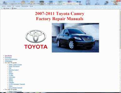 2007 toyota avalon repair manual