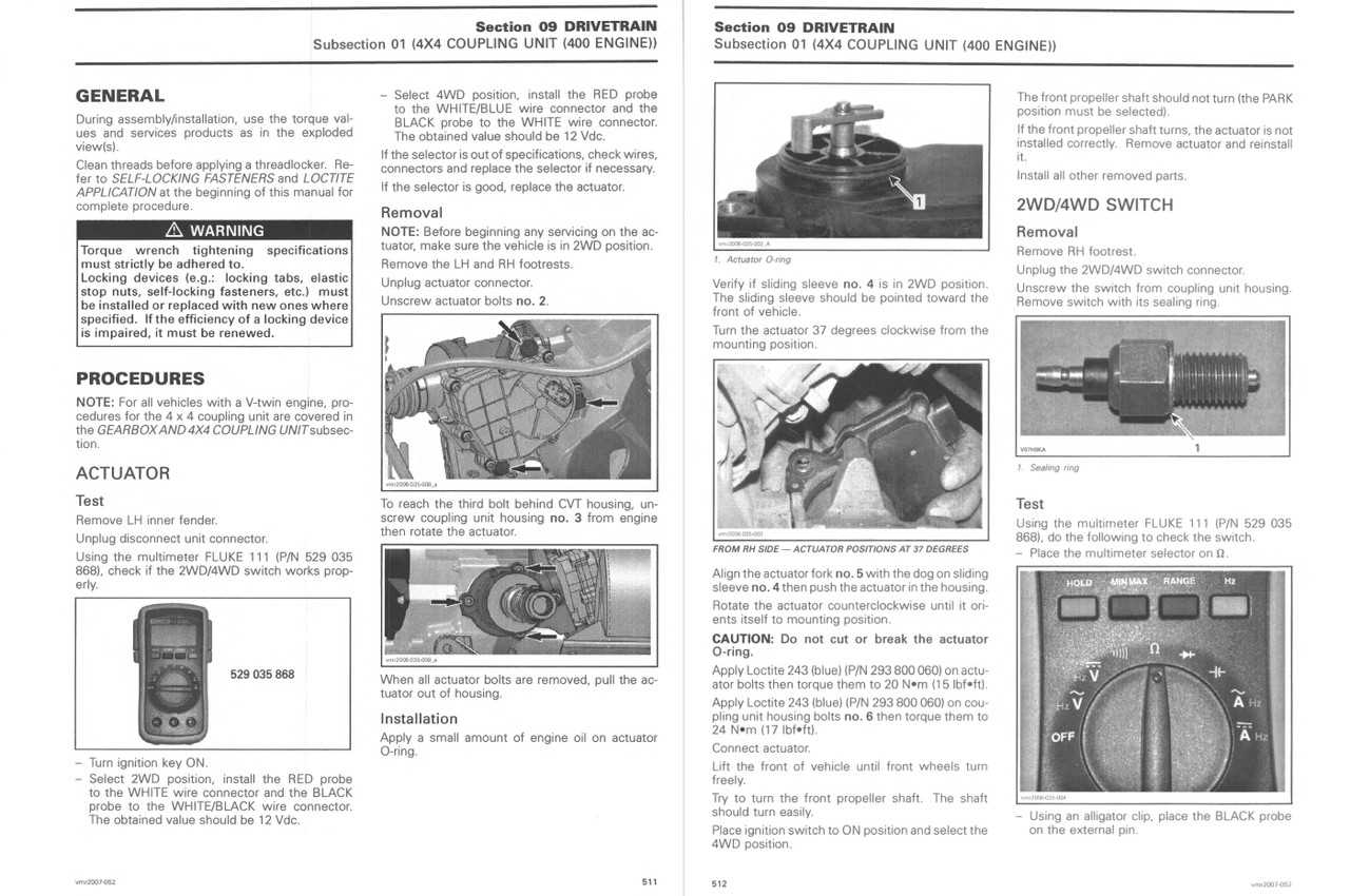 2007 can am outlander repair manual