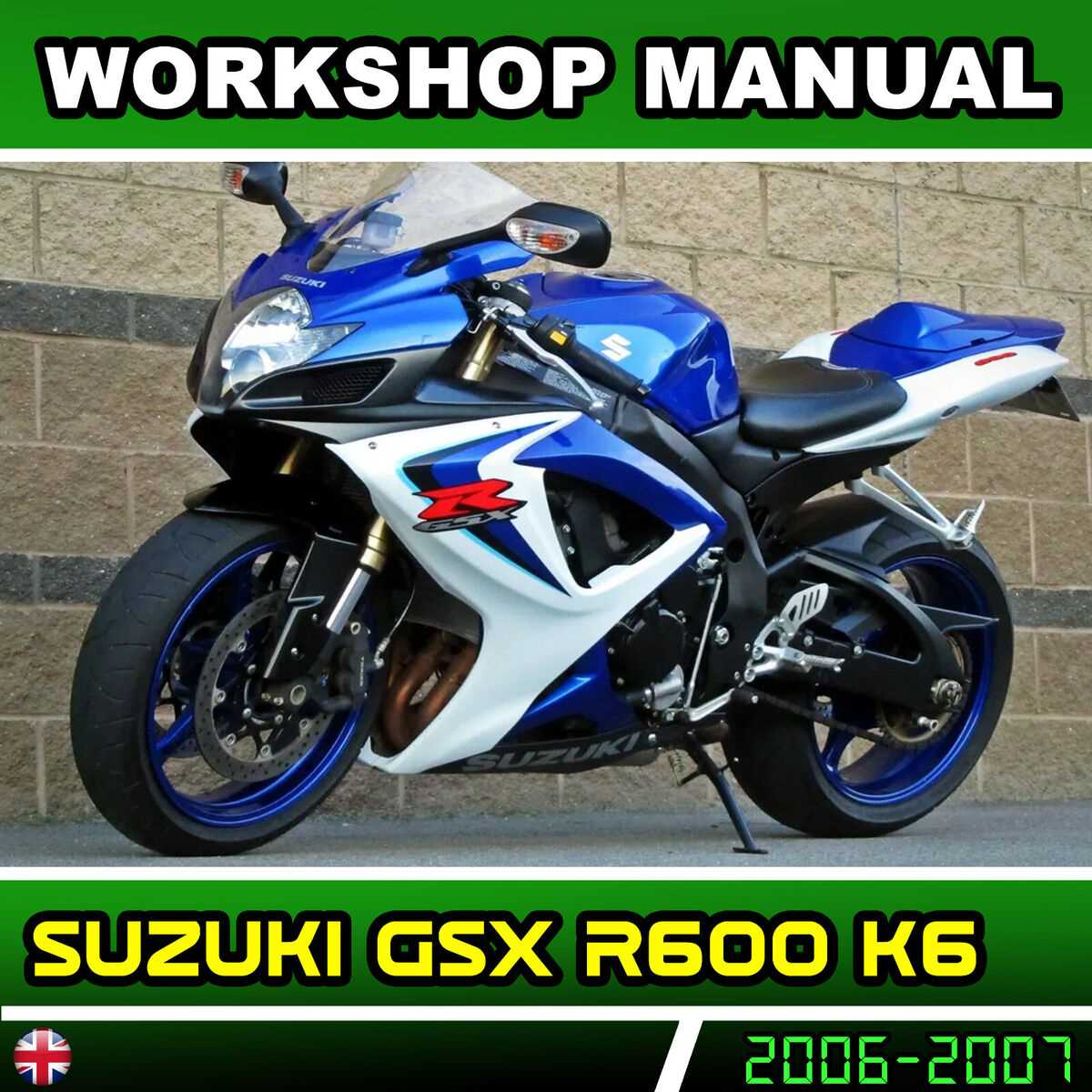 2007 gsxr 600 repair manual