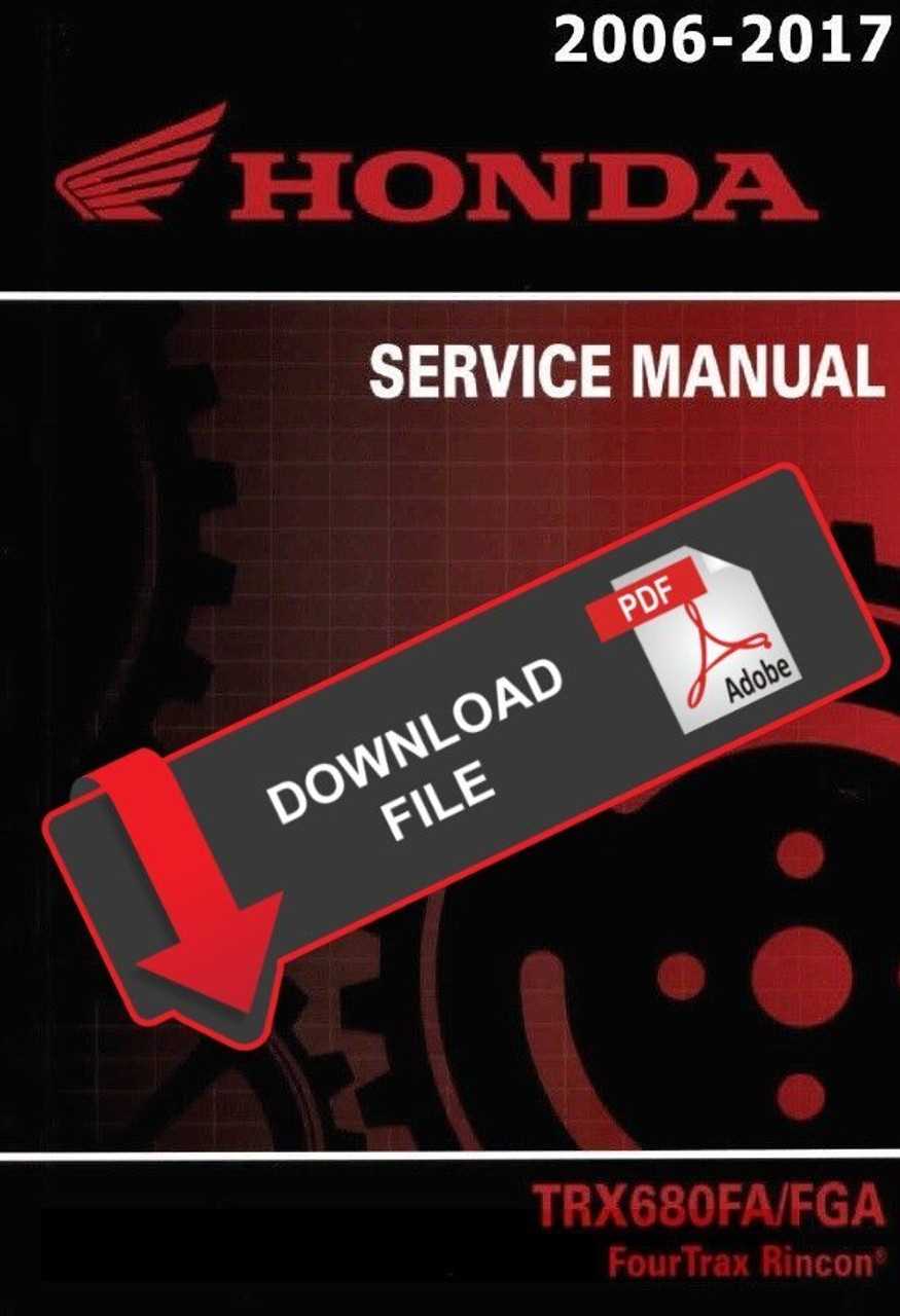 2007 honda rancher 420 repair manual