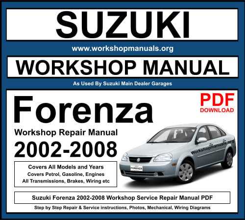 2007 suzuki forenza repair manual