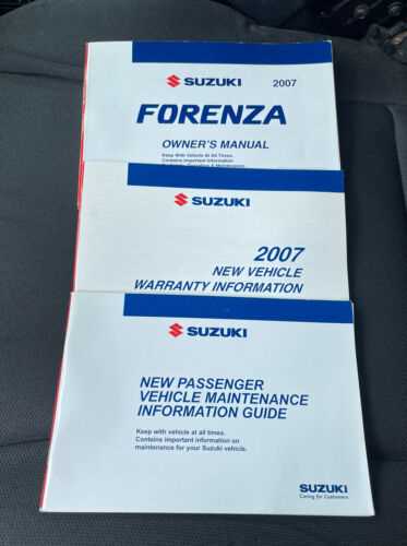 2007 suzuki forenza repair manual