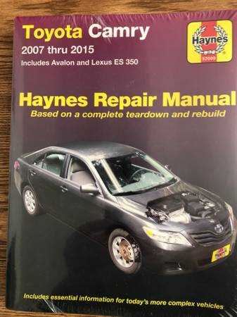 2007 toyota camry repair manual