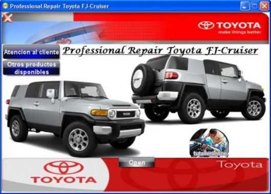 2007 toyota fj cruiser repair manual