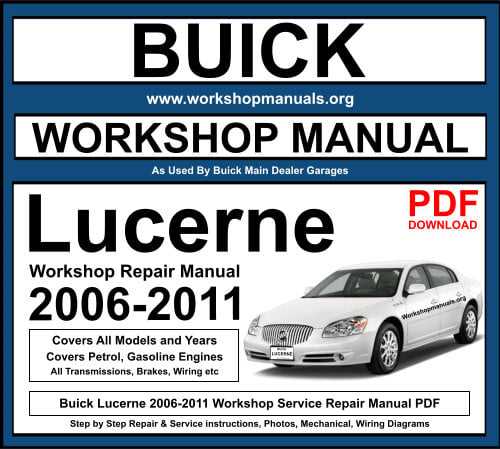 2008 buick lucerne repair manual