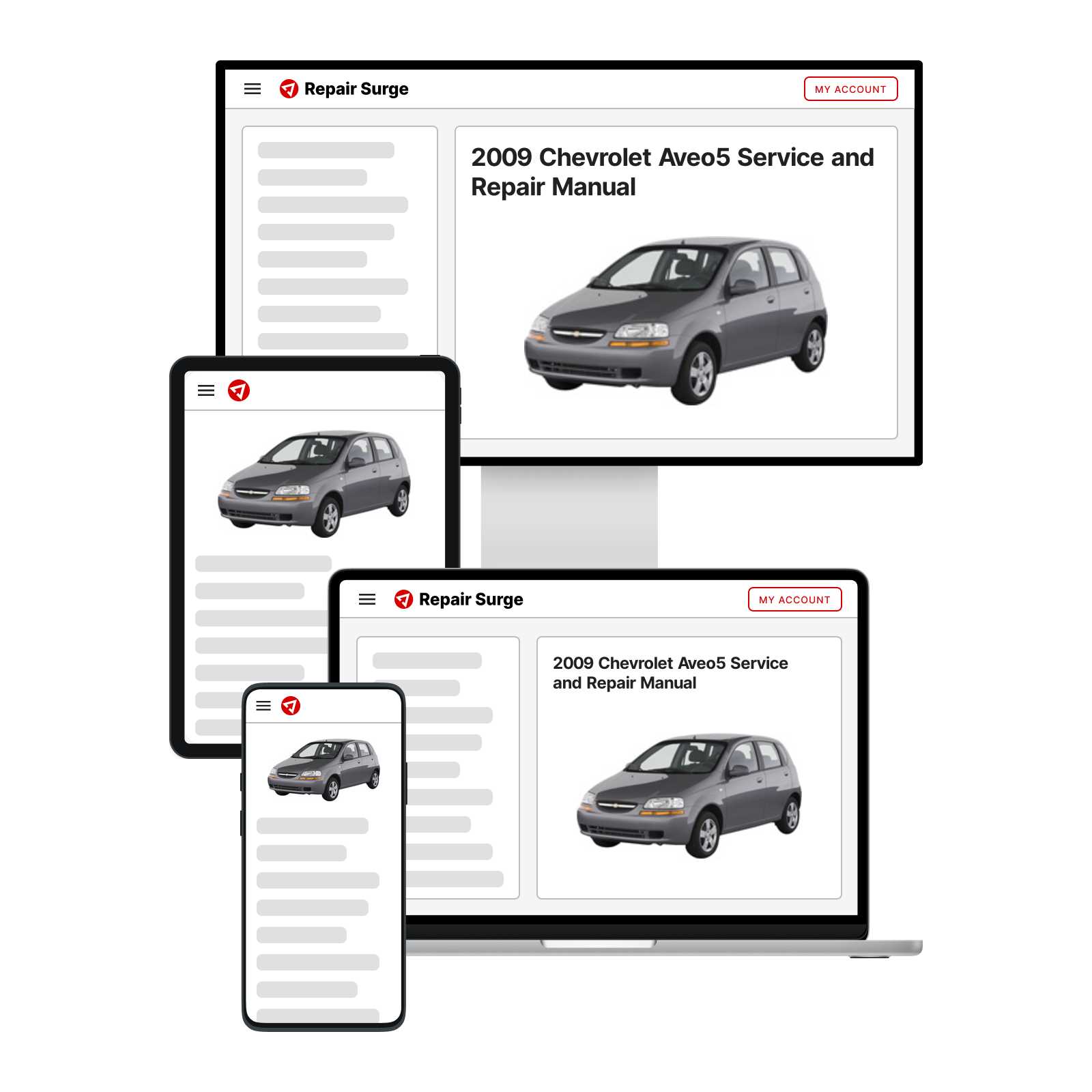 2008 chevy aveo repair manual