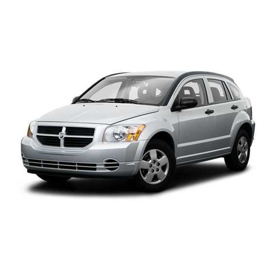 2008 dodge caliber 2.0 repair manual