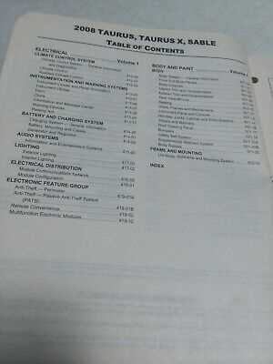 2008 ford taurus x repair manual