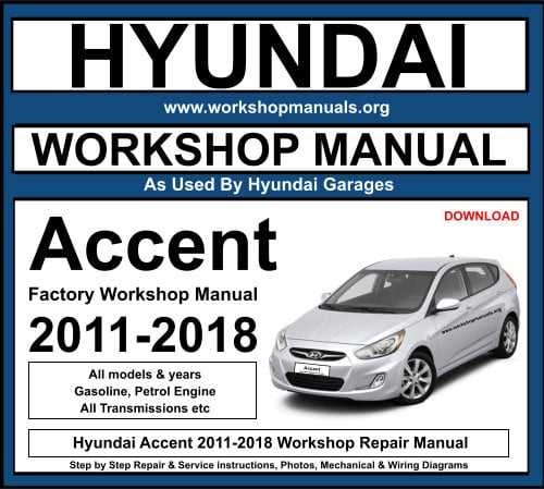 2008 hyundai accent repair manual