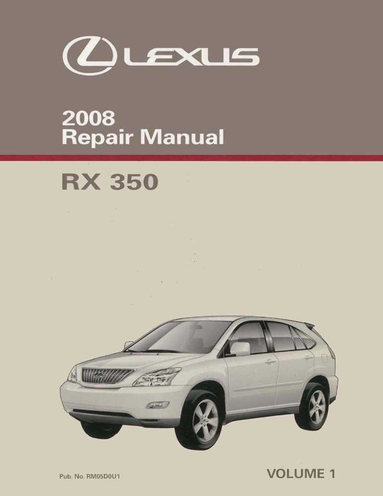 2008 lexus rx 350 repair manual