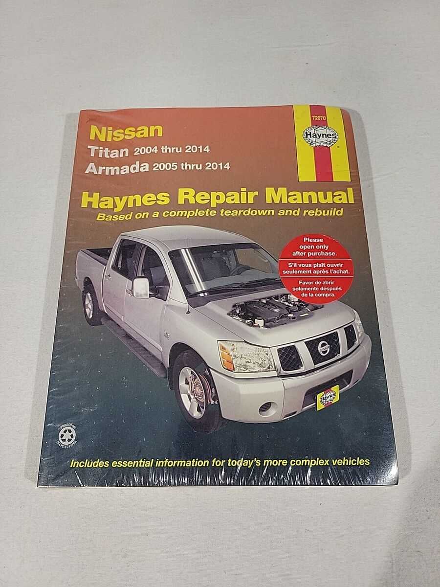 2008 nissan titan repair manual