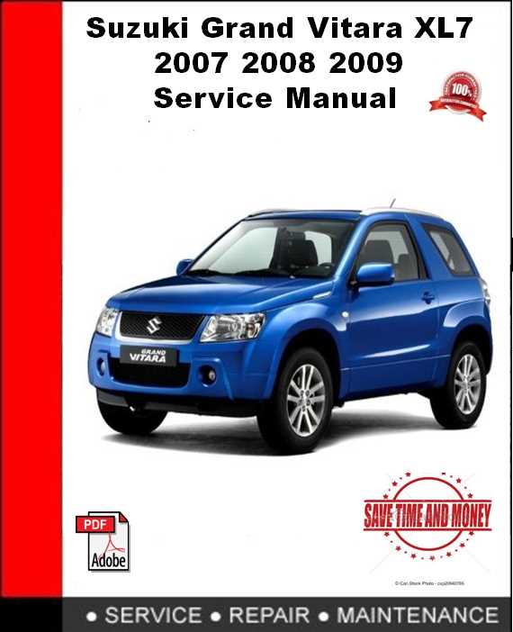 2008 suzuki xl7 repair manual