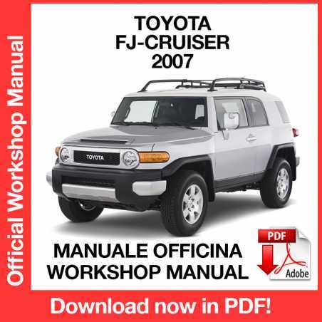 2008 toyota fj cruiser repair manual