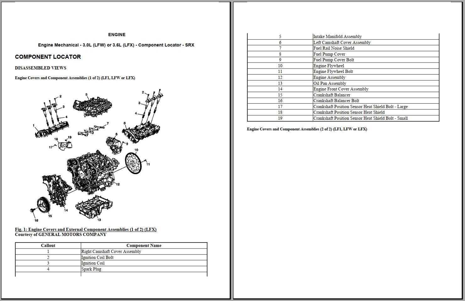 2008 cadillac srx repair manual