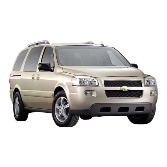 2008 chevrolet uplander repair manual