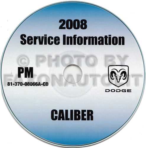 2008 dodge caliber repair manual