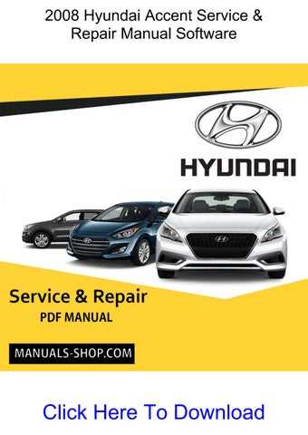 2008 hyundai accent repair manual