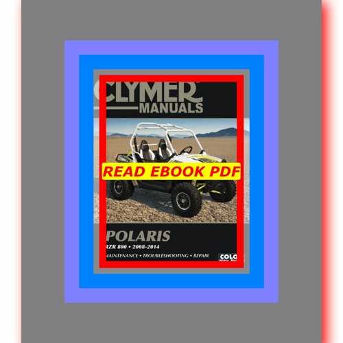 2008 polaris rzr 800 repair manual