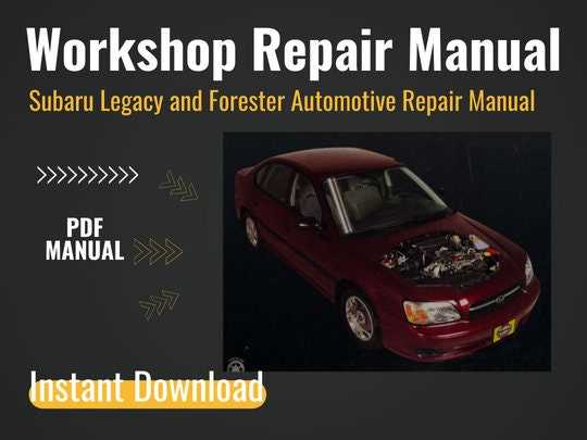 2008 subaru forester repair manual