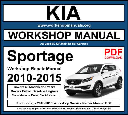 2009 kia sportage repair manual