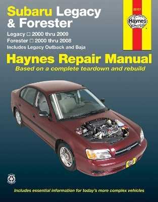 2009 subaru forester repair manual