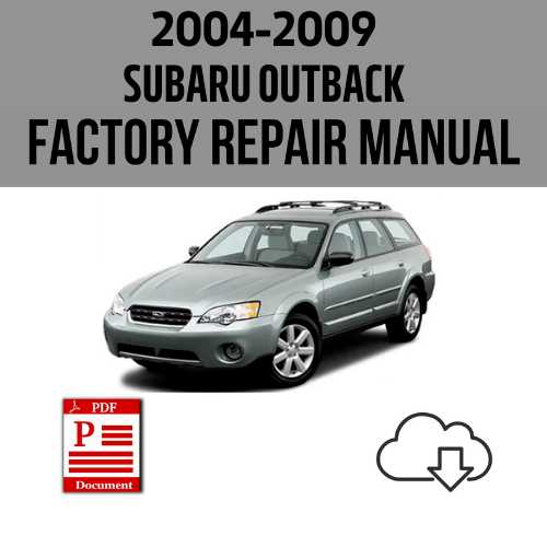 2009 subaru outback repair manual