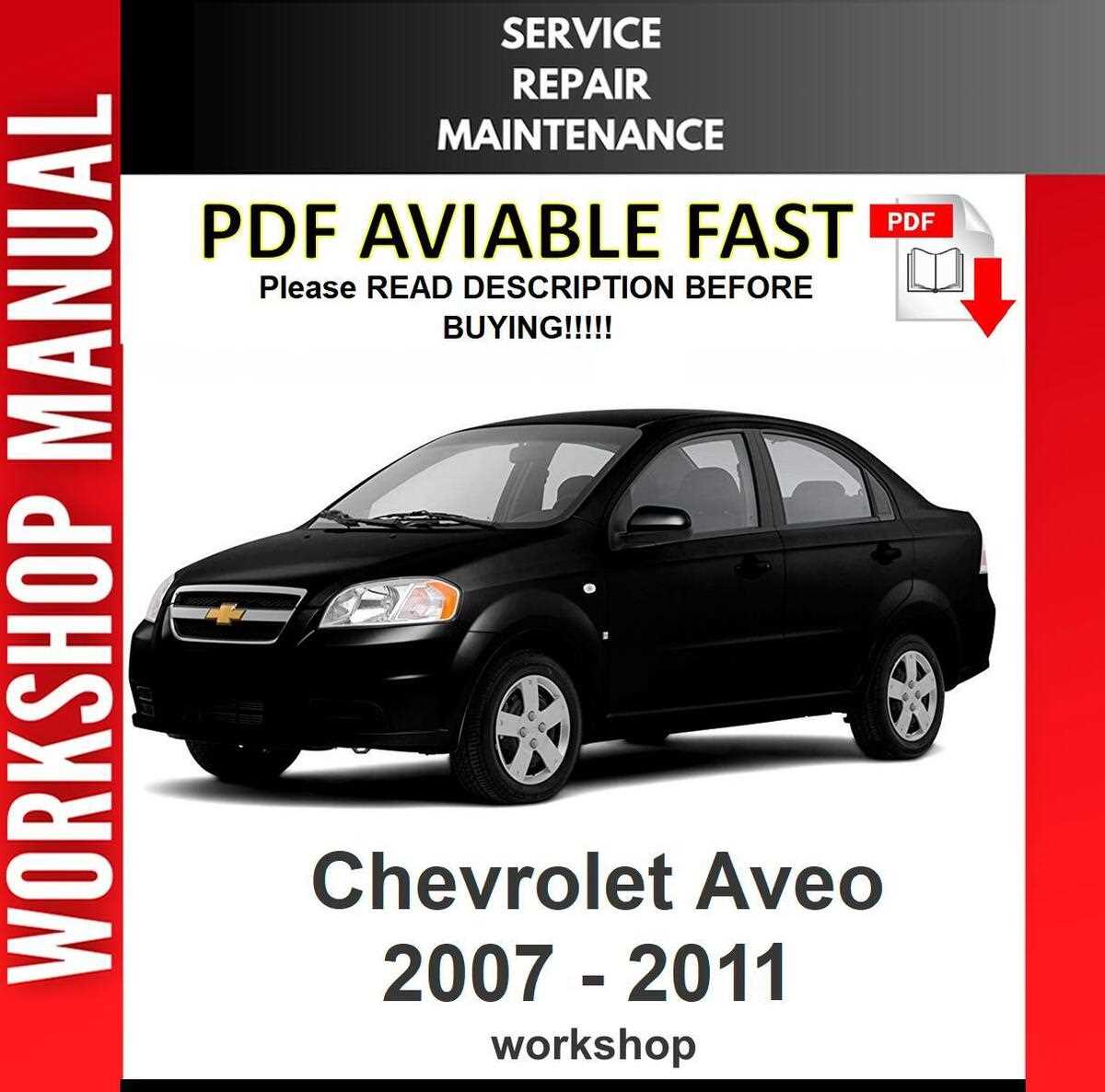 2009 chevy aveo repair manual