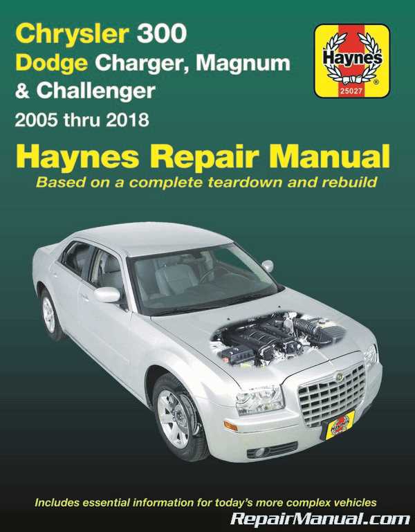 2009 dodge charger repair manual