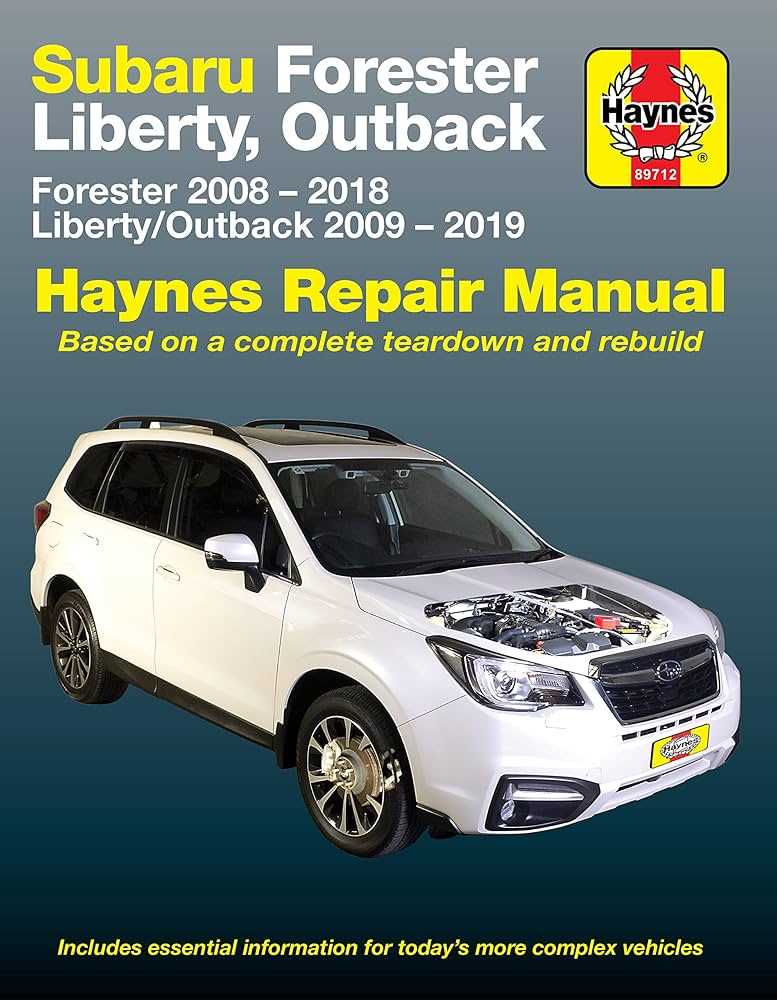 2009 subaru forester repair manual