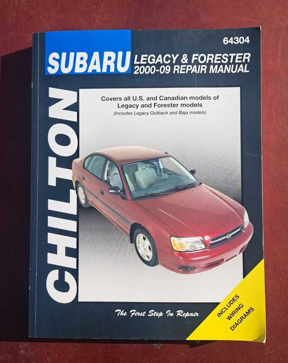 2009 subaru forester repair manual