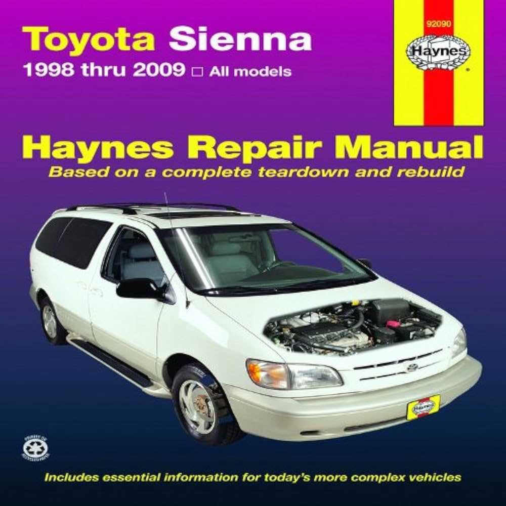 2009 toyota sienna repair manual