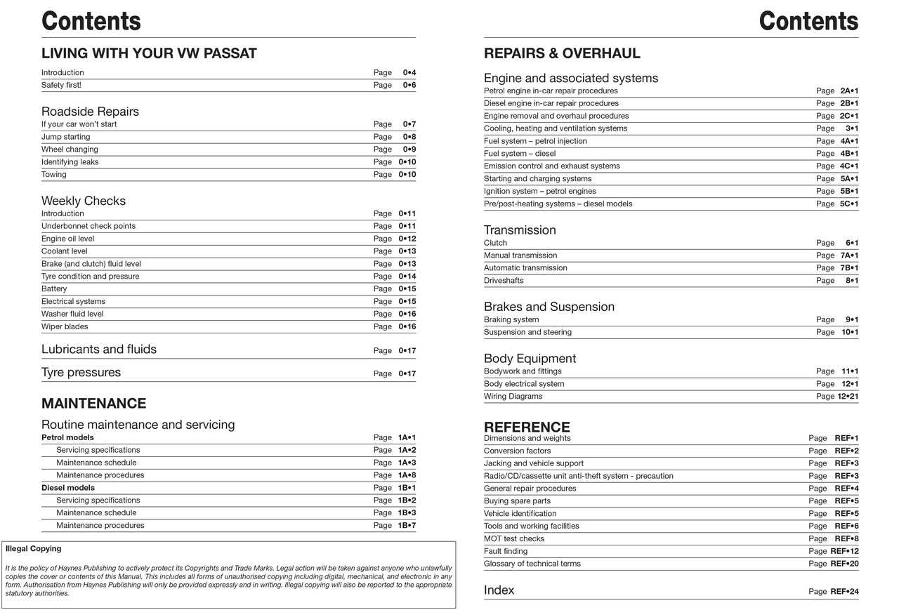 2009 vw passat repair manual