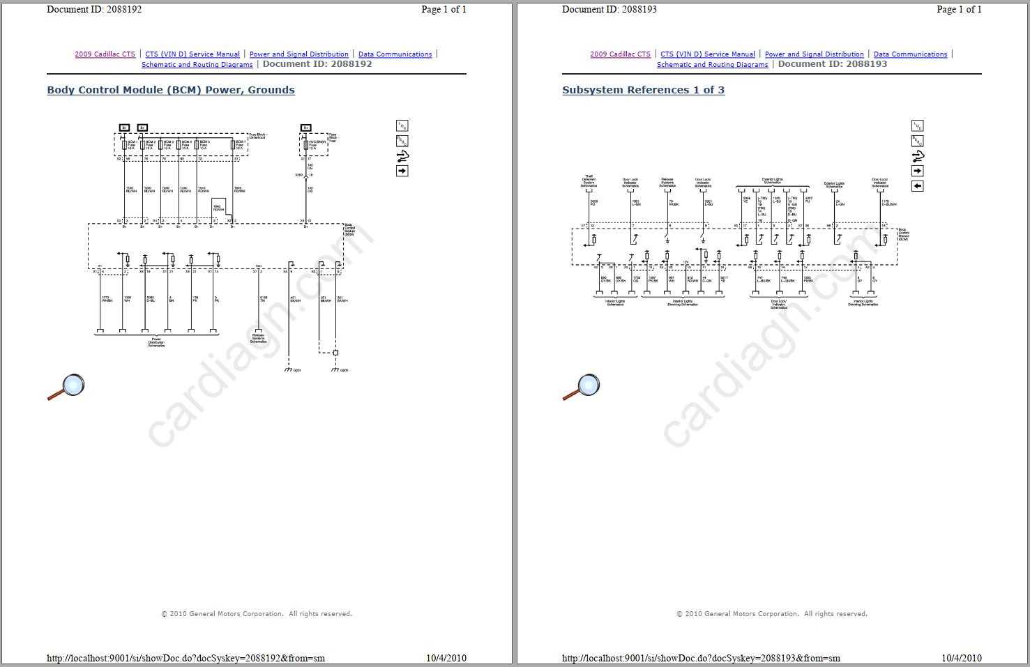 2010 cadillac cts repair manual