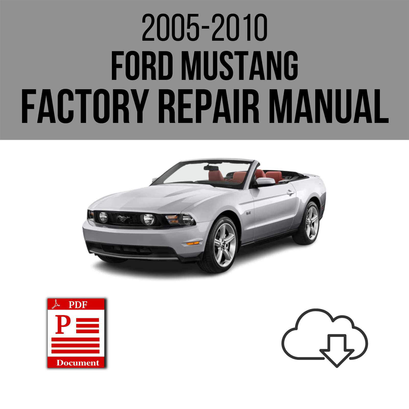 2010 mustang repair manual