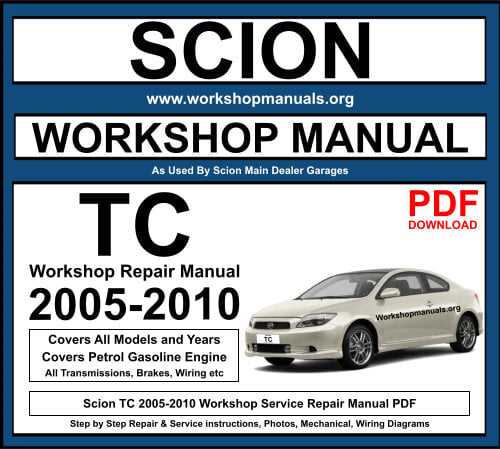 2010 scion xb repair manual